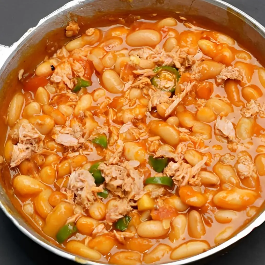 فاصوليا تونة